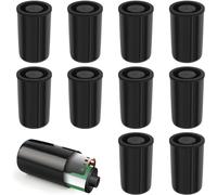 Scatole per Pellicole,10 PCS 33mm Lattine di Film Plastic Riutilizzabili Contenitore Scatole per Pellicole Fotografiche per La Caccia al Tesoro Bobine di Pellicola Nero