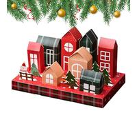 Scatole Per Perdere Casa Di Natale, Cartone | Scatole Regalo Con Design Pratico Usa Rapidamente Usa In Modo Sicuro Creativamente Pratico Per Le Prelibatezze Snack Per Il Di Natale Treat Boxes Bo