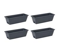 Scatole per Piante in Plastica Eco Friendly per Ortaggi 42 cm Design Rettangolar