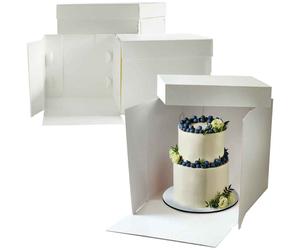 Scatole per torte con coperchio bianca Premium
