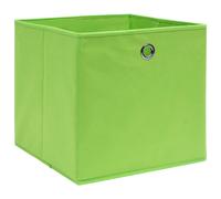 Scatole Portaoggetti 4pz Verdi 32x32x32 cm Tessuto