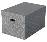 Scatole portaoggetti Esselte LEITZ Box Home L grigio 3 pezzi. 50,0 l - 35,5 x 51,0 x 30,5 cm grigio