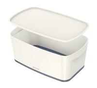 Scatole Portaoggetti Leitz MyBox WOW Con coperchio Piccolo Bianco Grigio ABS 5 L 31,8 x 12,8 x 19,1 cm