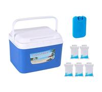 Scatole refrigeranti da campeggio, riutilizzabili, ermetiche a lunga durata, scatola per il , attrezzatura da campeggio, per uomini, donne, bevande, gite,