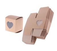 Scatole Regalo Di Caramelle Rustiche Kraft Da 50 Pezzi Bomboniere Per