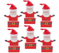 Scatole Regalo Di Natale 3 Pezzi Santa Con Cappello E Braccia - Set Di 1, 2 O 6