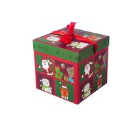 Scatole regalo di Natale, decorazioni for esterni, sotto l'albero, confezione for interni, feste, matrimoni, decorazioni for la casa(Red checkered S)