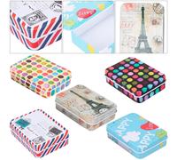 Scatole regalo in quadrata da 5 pezzi Scatole porta caramelle pratiche in