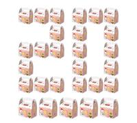 Scatole regalo per la festa di Natale | 20 contenitori per feste riutilizzabili - Scatole di natalizi per biscotti e caramelle, per la famiglia, gli amici, i vicini, i colleghi e così