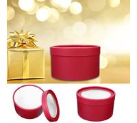 Scatole regalo rotonde natalizi per la moda mele sottili contenitore chic chic