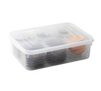 Scatole riutilizzabili per la conservazione degli alimenti Accessorio per la casa Portatile per la preparazione efficiente dei pasti Microonde e frigorifero Contenitori sicuri per microonde per uso