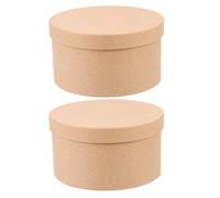 Scatole rotonde di cartapesta da 2 pezzi con coperchi Scatole di cartone