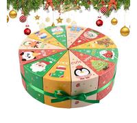 Scatole vuote per calendario 'Avvento | 12 pezzi conto alla rovescia fino a Natale - festive per le vacanze | per adulti bambini gioielli giocattoli matrimonio festa