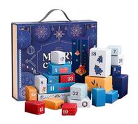 Scatole Vuote per Calendario 'Avvento - Scatola Calendario 'Avvento di Natale da 24 Giorni,Contenitori Festivi Numerati Per Caramelle Soldi Piccoli Giocattoli Gioielli Regali