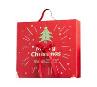 Scatole vuote per conto della rovescia di Natale, riutilizzabili, 24 giorni, vuote, decorazione per la casa, calendario di Natale, per bambini, uomini, ragazze, bambini, adolescenti, famiglia e amici