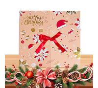 Scatole Vuote per il Calendario 'Avvento,Decorazione Elegante per Ventiquattro Giorni | Calendario 'Avvento Vuoto per Natale,per Uomo Donna Studenti Piccoli Giocattoli Caramelle Cioccolato