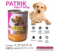 SCATOLETTE BOCCONCINI Cane 405gr x 24 PATRIK MORANDO Pollo E tacchino