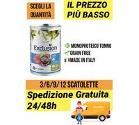 Scatolette Exclusion Mediterraneo Adult Tonno All Breed 400 gr
