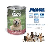 SCATOLETTE MONGE 12pz X 1230gr ALIMENTO CIBO BOCCONCINI PER CANE UMIDO MANZO