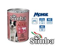 SCATOLETTE MONGE 12pz X 415gr ALIMENTO CIBO BOCCONCINI PER CANE UMIDO MANZO