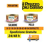 scatolette oasy per gattini kitten gatto cucciolo umido mousse
