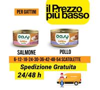scatolette oasy per gattini kitten gatto cucciolo umido mousse