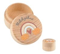 Scatolette per Dentini,Scatola de Ricordi per Denti in Legno Organizzatore,Scatolina Dentini da Latte Bambino,Scatola per Fatina Porta Denti Souvenir Regalo per Ragazzo e Ragazza