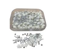 Scatolina Sprinkles Mix Natalizio di Zuccherini Decorativi Natalizi argento, 60 g