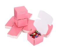 Scatoline regalo rosa 40 pezzi 2x2x1.6" con coperchio per uso generico