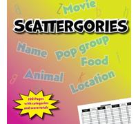 Scattergories: Pre-made categories and score totals all ready to play