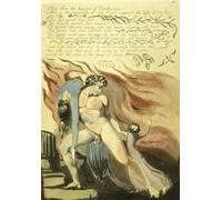 Scatto dalle altezze di Enitharmon From Europe a Prophecy pubblicato per la prima volta nel 1794. Dal poeta e artista inglese William Blake 1757-1827. Stampa poster di Ken Welsh (11 x 16)