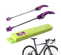 Scattoni di rilascio rapido in bici - mozzo anteriore, posteriore | Kit albero 'assale leggero, set bielle lega resistente per il distacco delle ruote, semplice strumento installazione manutenzion