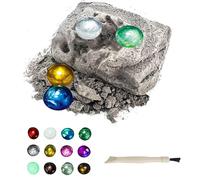 Scava per le gemme, Set per scavare rocce per bambini, Il kit per l'estrazione di cristalli coltiva la perseveranza, la capacità di pensare a se stessi, la capacità di concentrazione, la relazione gen