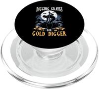 Scavare tombe per l'operaio del cimitero del cimitero del cercatore d'oro PopSockets PopGrip per MagSafe