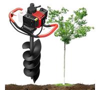 Scavatore a gas alimentato a gas, motore a 4 tempi con 3 punte a coclea, trapano portatile per terra per agricoltura, giardinaggio, piantagione