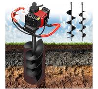 Scavatore a gas con 3 punte da trapano, trivella a 4 tempi per agricoltura e giardinaggio efficienti