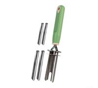 Scavatore e snocciolatore regolabile in acciaio inox con manico ergonomico e design robusto per rimuovere le carote da più frutta, tra cui mele e pere (regolabile (verde))