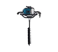 Scavatore per fori a coclea a gas da 52 cc, 2 tempi 2,3 HP, 8500 giri/min, con 2 punte a coclea (10,2 cm e 20,3 cm) e 1 asta di estensione, strumenti di scavo a coclea per recinzioni e piantagioni da