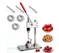 Scavatore per frutta in acciaio inossidabile con trasmissione a ingranaggi, rimozione rapida e accurata del nucleo, rimozione dei semi per mele pere, strumento efficiente per la cottura e la cottura