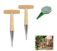 Scavatore Per La Pianta Per La Piantagione, Strumento Per Il Giardino Delle Semine, Semi Per Il Trapianto Di Piante Bulbs, Incluso Il Seminatore Di Misurazione Dei Semi(2PCS)