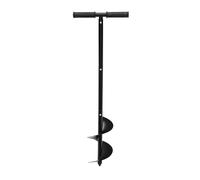 Scavatrice per fori per pali da trapano a coclea manuale 6''x33,5'', grande trapano a coclea da giardino per piantare bulbi, strumenti per fertilizzare fori per pali da giardino