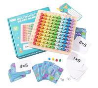 SCBOY Tabelline per Bambini Montessori, Imparare Le Tabelline Gioco Tabelline I Manipolatori Matematici per Contare