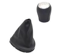 SCBSTKBGGW Manopola Cambio Auto Per N&Issan Per Terrano Pathfinder Per NV200 D22 Cambio Manuale A 5 Marce Auto Maniglie Pomello(Knob and Boot)