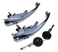 SCBSTKBGGW Per VW Per Beetle Super Car Maniglia Porta Esterna Riparazione Guscio Esterno Cromati Sinistra O Destra Con Chiavi Esterno Maniglia