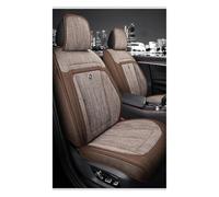 SCBSTKBGGW set coprisedili auto Per Berlina Per SUV Cuscino Supporto Seggiolino Auto Fodera Protettiva Resistente Lino Estivo Maggior Parte Cinque Posti(Coffee,B)