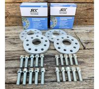 SCC Piastre 20mm 40mm 2x10mm 2x20mm per Audi 5x100 Set Anteriore Posteriore Vite