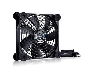 SCCCF Silenzioso ventilatore USB da 120 mm, ventola di raffreddamento portatile USB da 5 V per ricevitore TV a schermo piatto, router, DVR, Playstation, Xbox, computer