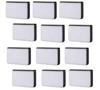 SCCFMM 12 pezzi sublimazione vuoto porta biglietti da visita in pelle PU porta carte di nome tasca fai da te trasferimento di calore portafoglio vuoto portamonete porta carte per uomini donne,