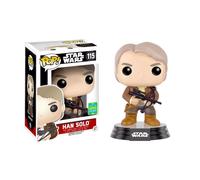 Sce Esclusivo Star Wars Han-Assolo Con Bowcaster 9.5cm Vinile Pop Funko Nuovo