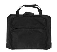 SCECCHPAD BASS, borsa per artisti di tela con tasche multiple, vettore di tavolo da disegno portatile di grande capacità, spalla di conservazione delle forniture d'arte per (Nero)